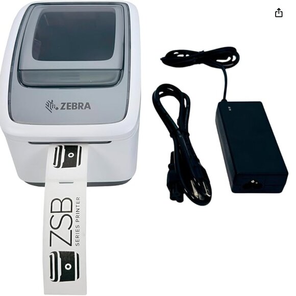 Zebra ZSB Series 1-Inch Direct Thermal Label Printer Wireless - Picture 1 of 6